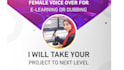 record arabic e learning or dubbing or explainer video
