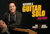 record electric guitar solo, professional studio quality