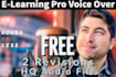 record an elearning voice over for your youtube or website