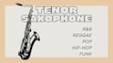 record tenor and alto saxophone solo for your song or beat