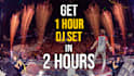 make a epic dj mix in 1 hour