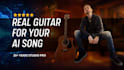 replace the guitar in your ai song with real acoustic guitar