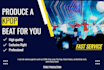 produce custom kpop, pop, jpop song beat or music instrument