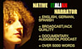 record a high quality narration