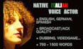 record high quality dubbing and voice over