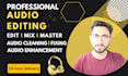 professionally enhance, clean, and fix your audio