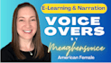 record an american female elearning voice over