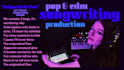 write pop, edm lyrics and melody