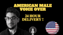 record an american adult male voice over