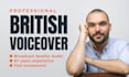 record a professional male british voice over