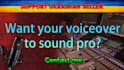 make your voiceover sound professional