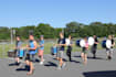 compose or arrange front ensemble and drumline music