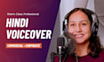 record a professional voice over in hindi