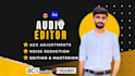 edit, clean, fix, repair audio, and remove background noise