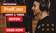 do remove background music, intro, podcast audio editing