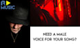 be your male singer for any song