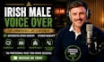 record a professional irish male voice over for commercials