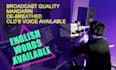 record broadcast quality mandarin chinese male voice over