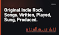 write and produce an original indie rock song with male vocals