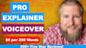 record an american male voice over for your explainer video