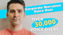 record a top notch corporate voice over narration