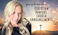narrate your inspirational christian prayers or church announcements