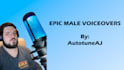 record a male character voice over