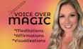 record your female voice over for meditation and affirmations