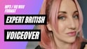 professionally record an authentic british voiceover