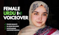 record a professional female voiceover