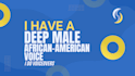 do voiceover with deep baritone africa,US, voices