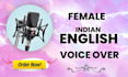 record female indian english voice over
