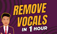 remove vocals or instrumentals flawlessly