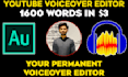 edit your voiceovers using audacity and adobe audition