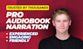record an engaging male voice over for your audiobook