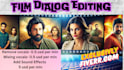 remove or edit your film dialog and background music