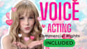 record professional character voice acting