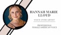 produce professional female american voice over