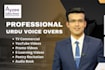 record professional urdu voiceover for you