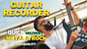 record guitar solos and riffs for metal, rock and pop