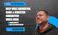 record your animation, video game, monster, deep male voice over