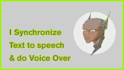 do voice over and synchronize text to speech in eng and ger