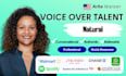 be your natural female voice over artist