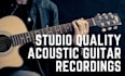 record studio quality acoustic guitar
