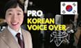 provide professional korean voiceover