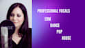 be your professional female singer, vocalist, edm, dance, house and pop vocals