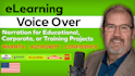 record an american voice over for your education course or elearning video