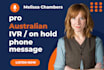record an australian phone message for your IVR system