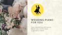 record a custom wedding piano entrance for your ceremony