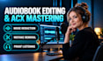 do audiobook fixing, editing and remove mistakes for acx